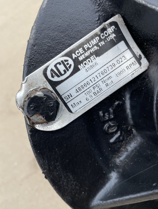 Насос з гідроприводом Помпа ACE PUMP для оприскувачів BAC-12 USA.