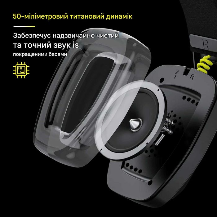 BINNUNE BW06 — бездротова гарнітура 2.4 ГГц + Bluetooth для PS5/PS4/PC