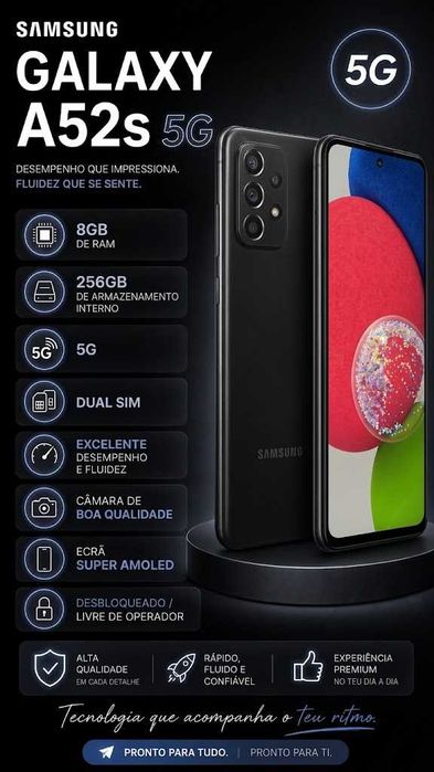 Samsung Galaxy A52s 5G | Excelente Smartphone | Muito Bom Estado