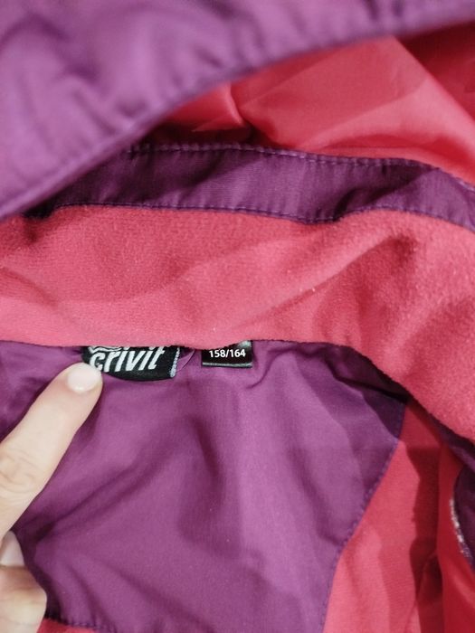 Kurtka narciarska zimowa dziewczęca 158/164