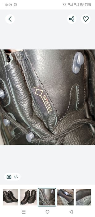 Черевики Haix Commander GTX - Black, розмір 43
