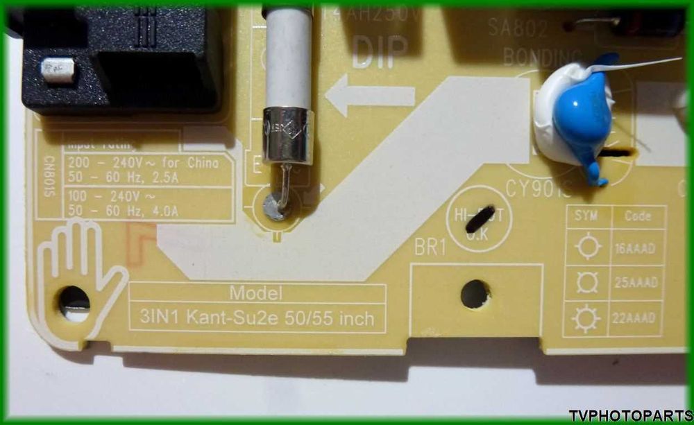 Новий блок живлення 3IN1 Kant-Su2e 50/55 inch для Samsung UE55AU7100