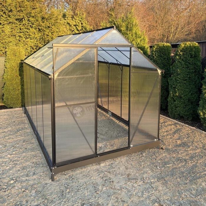 Szklarnia 2x3m czarna poliweglan