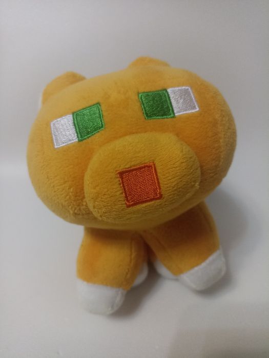 М'яка іграшка герой гри Майнкрафт Оцелот (Ocelot) 18 см із хвостом