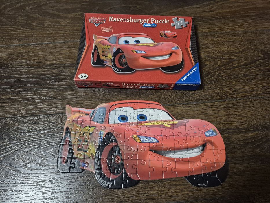 Zestaw puzzli dla chłopca puzzle McQueen 20, 36, 50, 72, 84 el.