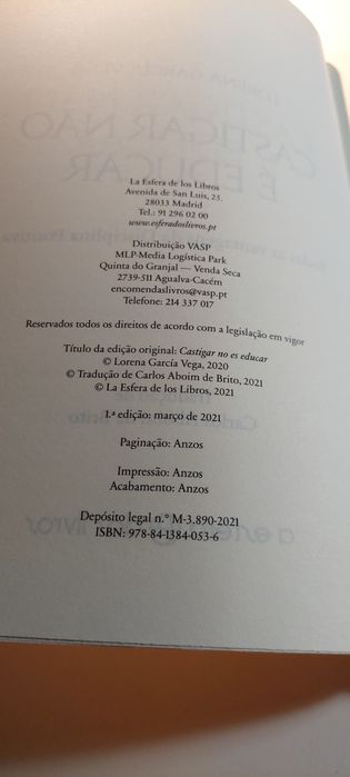 Castigar não é Educar - Lorena García Vega