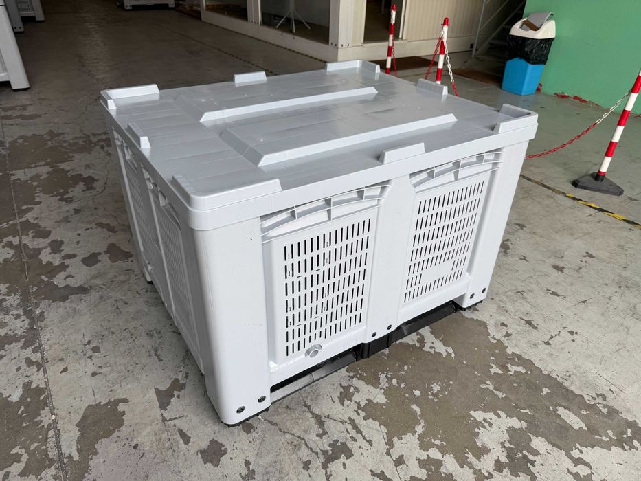 Caixas-palete / Palotes / Contentor Palete Ventilados 1200x1000x780mm 620 Lts *NOVOS*