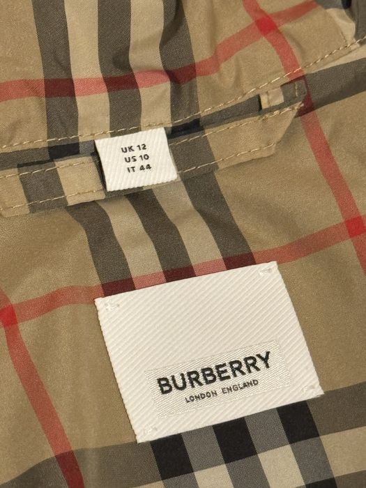 Jaqueta Check Burberry