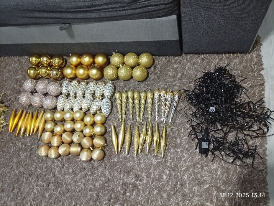 Ozdoby na choinkę + światełka