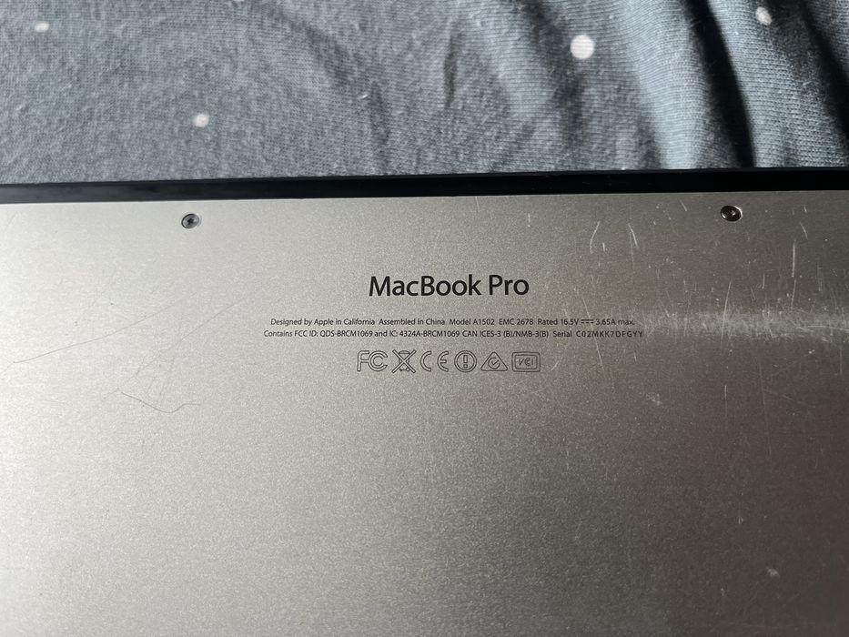 Macbook Pro 13’ Retina Late 2013 SSD i5 2,4ghz 4GB