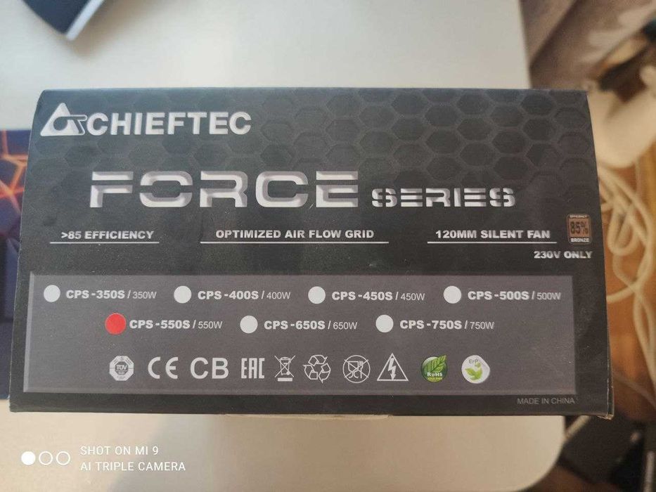 Блок живлення Chieftec CPS-550S 550 Вт