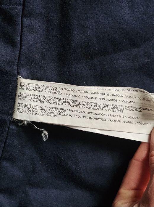 Mango H.E. kurtka męska granatowa field jacket L bawełna