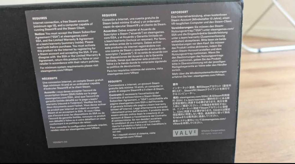 Kit VR Valve Index