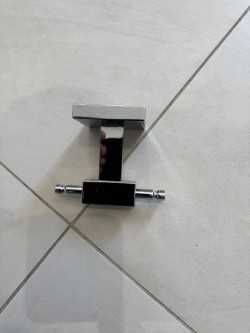 Cabide duplo para banheiro cromado NK Porcelanosa