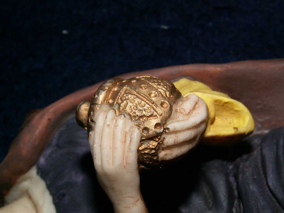 Król klęczący do szopki do figur 29-30  cm - Szopka - Stajenka