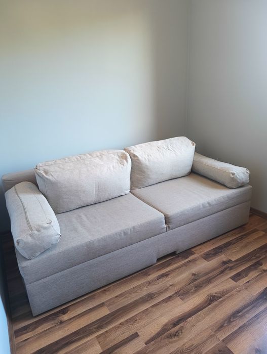 Szare Łóżko sofa duże