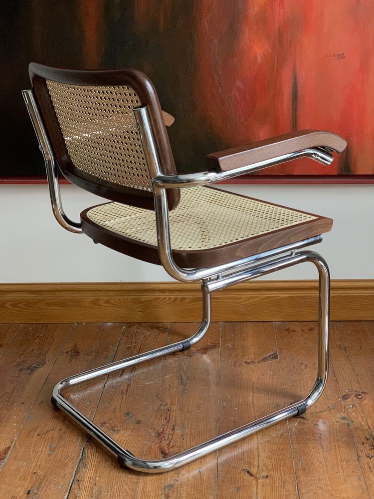 Cesca chair Bauhaus Marcel Breuer krzesło brąz po renowacji