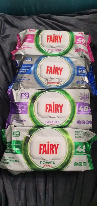 Chusteczki fairy duże 4szt