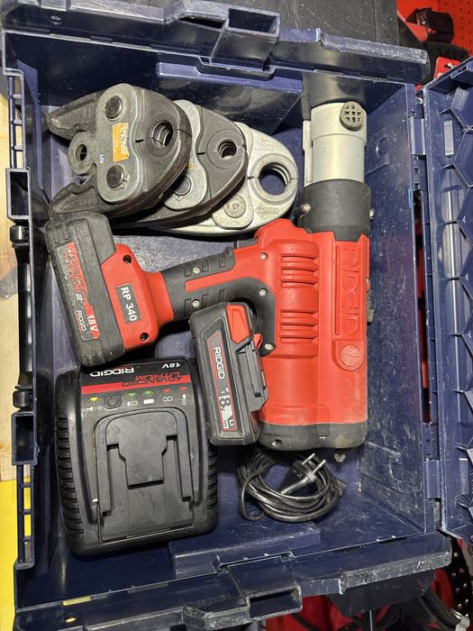 Прес електрогідравлічний RIDGID RP 340 радиальний прес rems