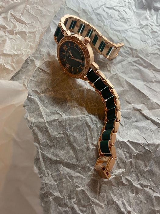 Zielony damski zegarek