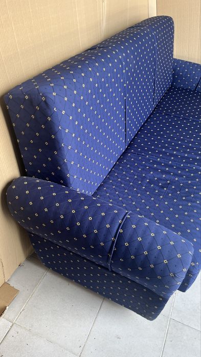 Sofa azul 190 cm