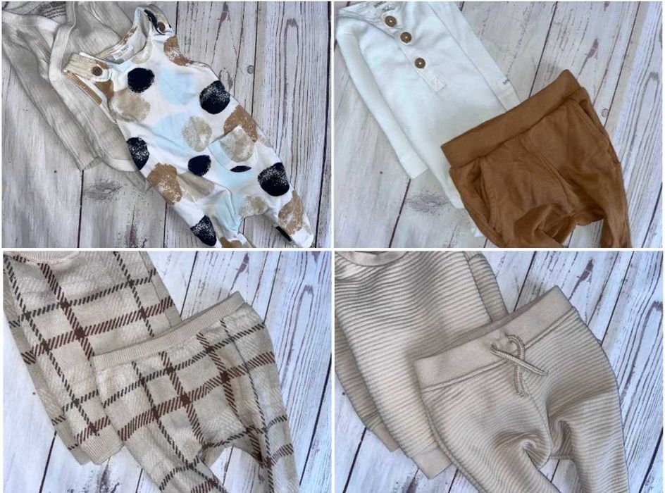 Wyprawka Mega Paka 84szt Dla chłopca 50/56/62/68 zara adidas firmówki