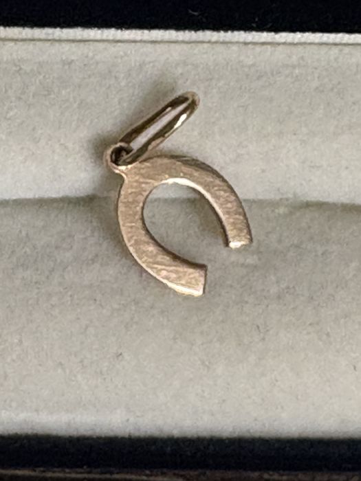 Золотой кулон Подкова СССР 583 проба б/у