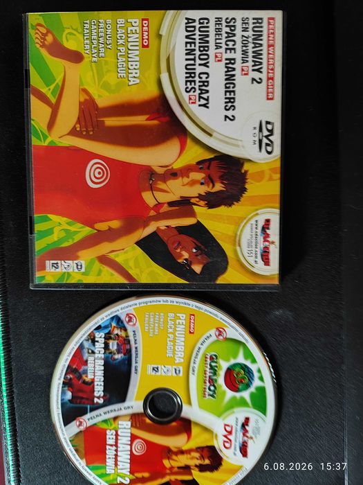 Runaway 2 Sen Żółwia + Space Rangers 2 Rebelia + Gumboy Crazy Adventures PC PL