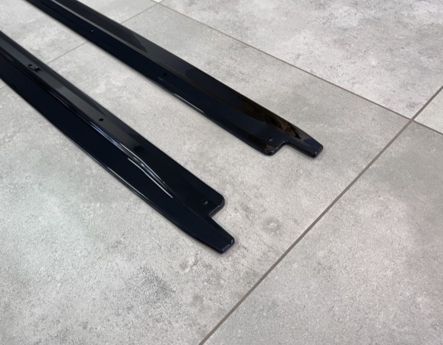 Лезвия под пороги M-Perfomance BMW X5 F15 2шт. черный глянец бмв ф