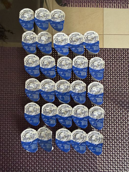 Контактні лінзи Dailies AquaComfortPLUS -0.5