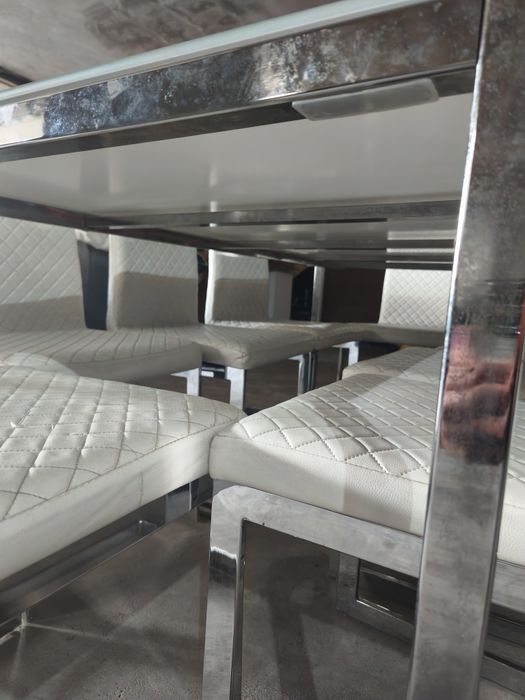 Mesa 8 lugares vidro