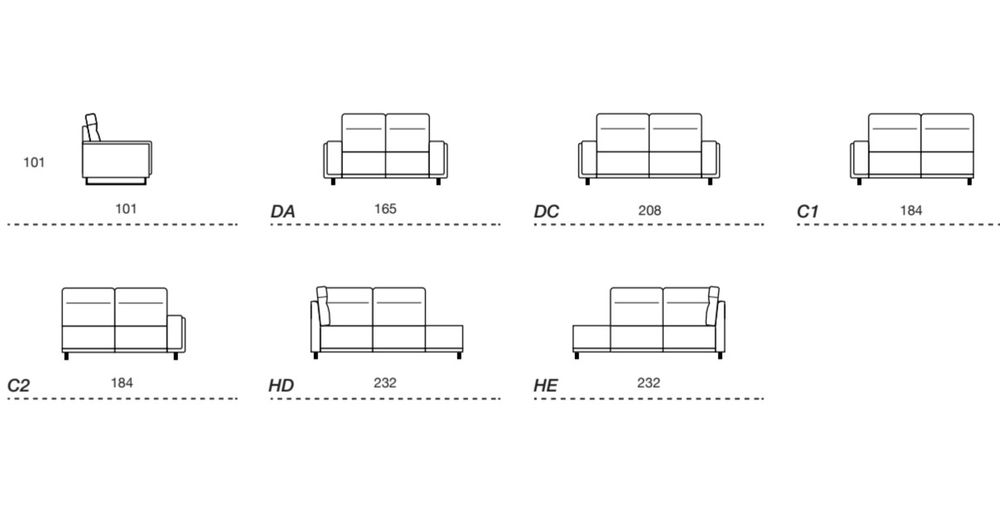 Sofá em 100% pele genuina chateaux D'Arc