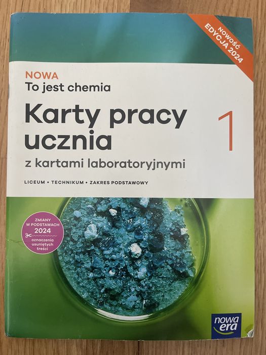 To jest chemia 1. Karty pracy ucznia z kartami laboratoryjnymi