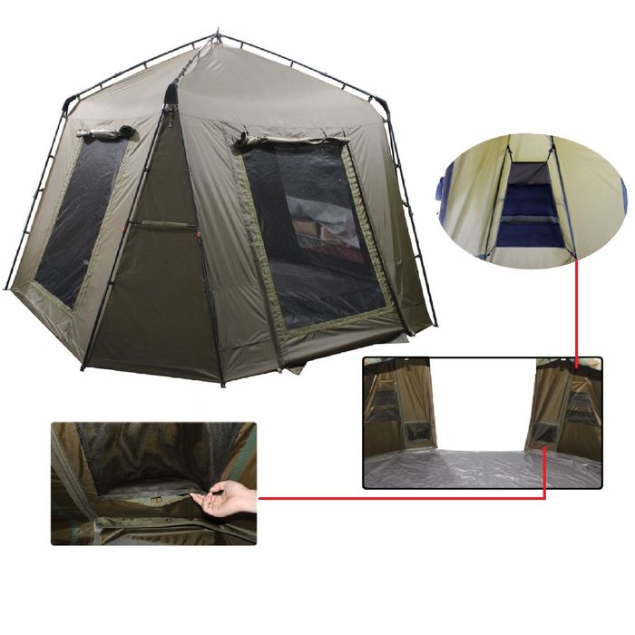 Палатка карповая автомат шатер высокая Ranger Gazebo Lux 3 Mann