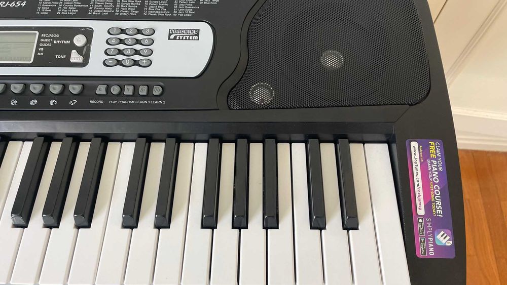 Teclado eletrónico Rock jam RJ- 654  (estado impecável)