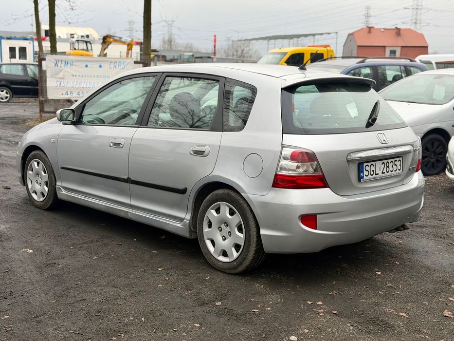 Honda Civic 1.7D 2004r. 5 Drzwi Klima Wspomaganie