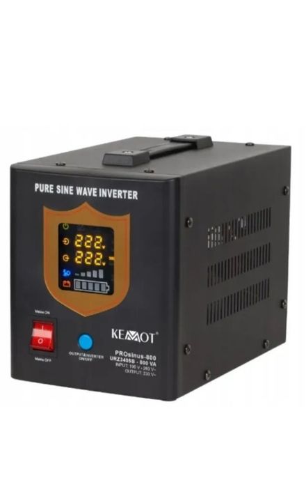 Джерело безперебійного живлення Kemot PROsinus 800VA/500W 12V-230V Чор