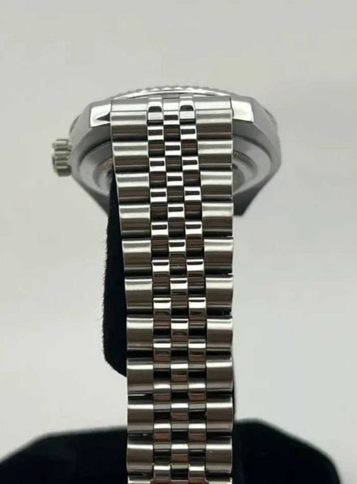 Seiko MOD Datejust SKELETON Niebieski Baby Blue Jubilee Custom NOWY