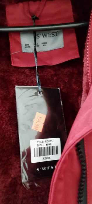 Kurtka 2w1 parka z kapturem zimowo-wiosenną S'West r.M