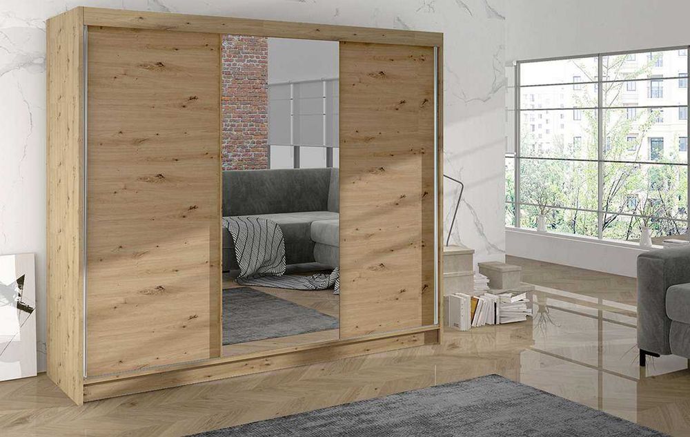 Szafa przesuwna garderoba NICO 1 200cm 3 fronty
