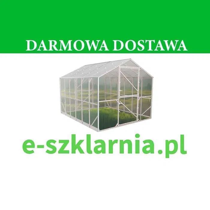 Szklarnia z poliwęglanu DOMEK 2,5x4-12m profile 25x25 POLIWĘGLAN 4-6mm