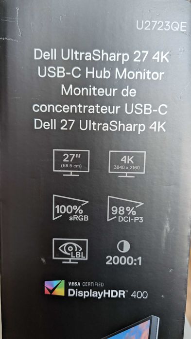 Monitor Dell UltraSharp U2723QE 27″ 4K
