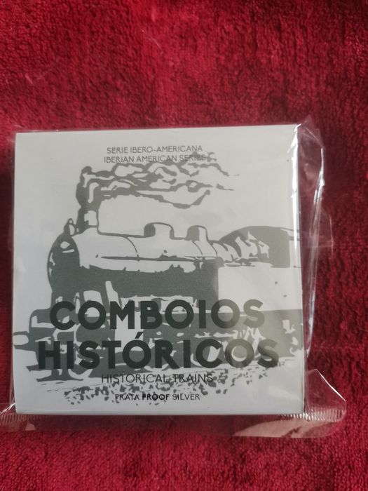 Moeda 7,5€ prata proof - comboio do Douro