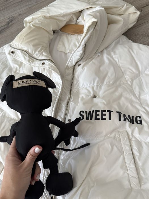 Женский белый пуховик (s/m)