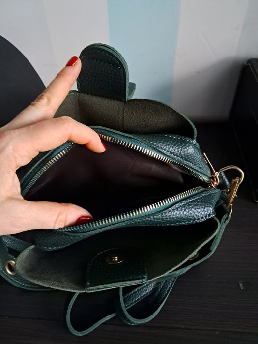 Сумка,  натуральна шкіра. Не підійшов колір.