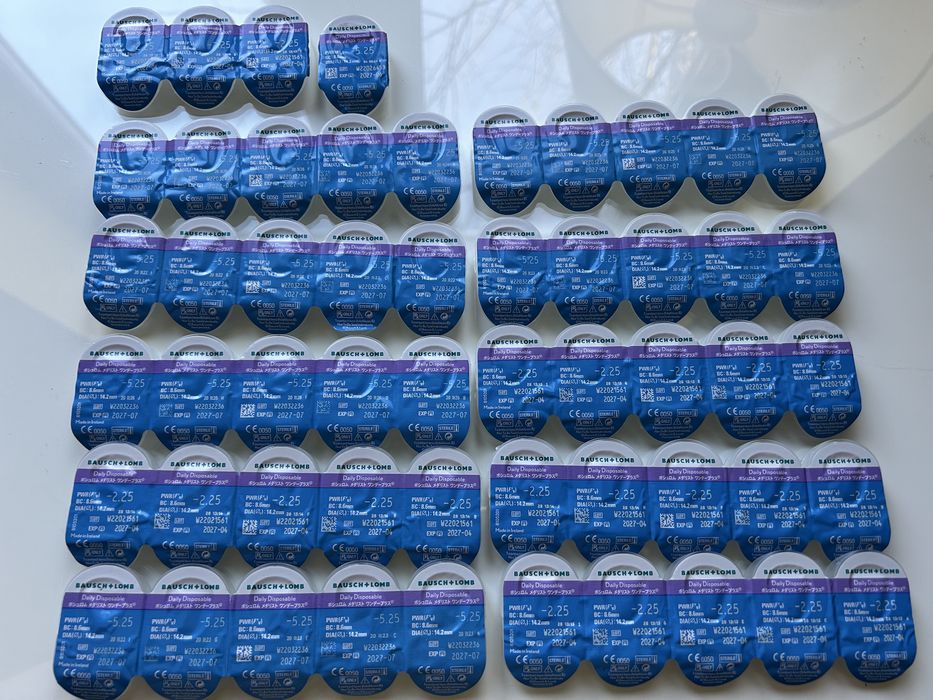 Bausch & Lomb Daily Disposable -2,25 soczewki jednodniowe