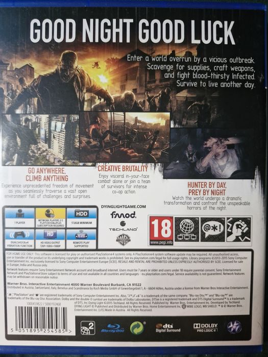 Dying Light gra na PS4