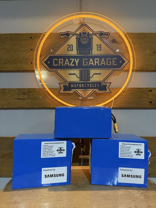 Baterias de Lítio 60v e 72v para scooters eletricas