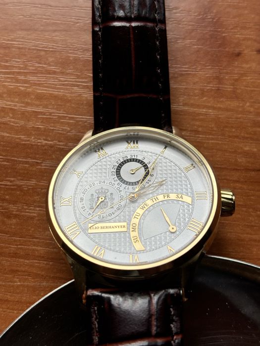 Zegarek projektu znanego mistrza Berhanyera. Unikalny.