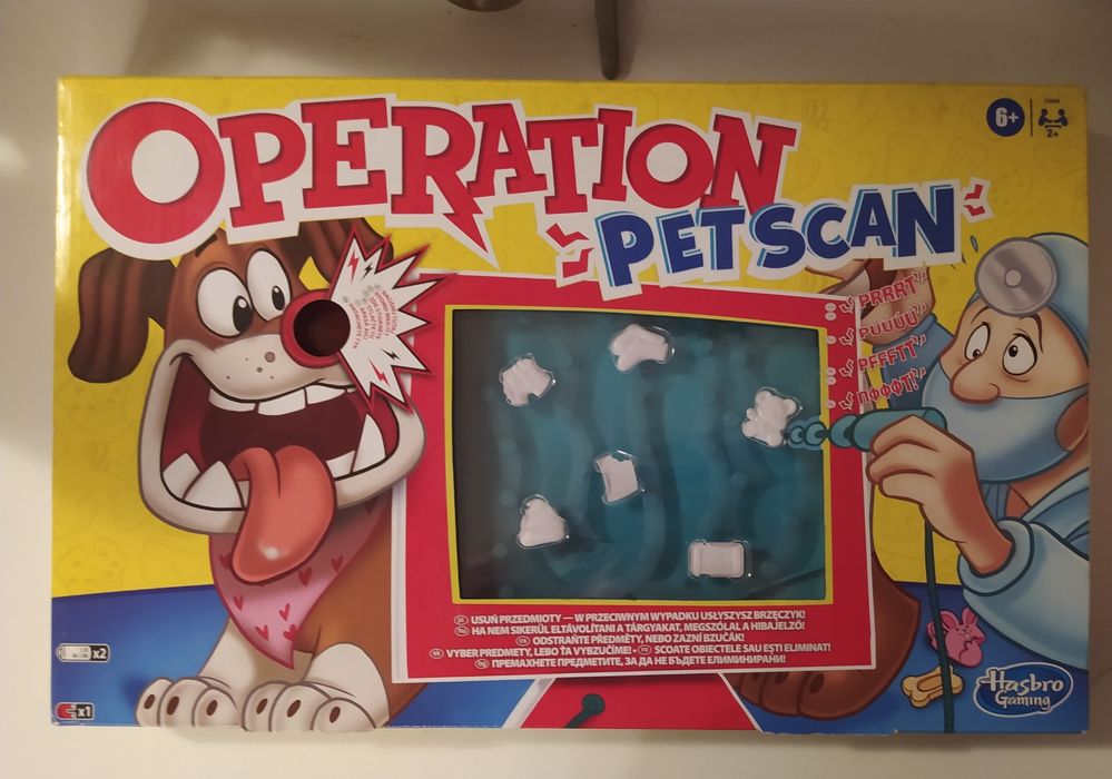 NOWA Gra zręcznościowa operacja Operation pet scan pupila